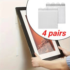 Heavy Duty Non Perforated Hanging Picture Strip - Easy to Use Non Trace Frame Adhesive Buckle Accessories Wall Hooks