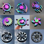 Metal Rainbow Fidget Spinner Colorful EDC Hand Spinner Anti-Anxiety Toy for Children Adult Relieves Stress Finger Spinner Gifts