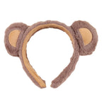 Plush Mouse Ears Headbands Cartoon Animal Ears Hair Hoop Cute Bear Ears Hairband Halloween Party Costume Photo Props F3MD