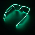 New Cool Wireless Glowing LED Light Up Glasses For Rave Festival Party Luminous Neon Mosaic Sunglasses Club Disco Eye Glasses