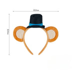 Cute Bear Ears Headband Halloween HairBand Animal Costume Children Adult Party Accessories for Halloween Cosplay