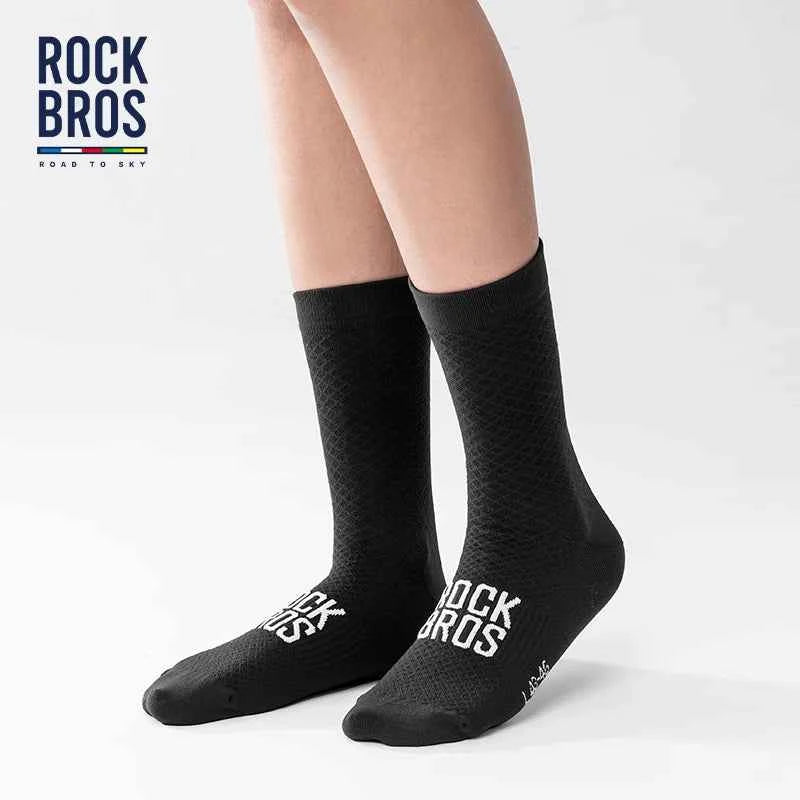 ROCKBROS ROAD TO SKY Sport Socks Breathable MTB Road Cycling Socks High Elastic Shock Absorbing A pair Bike Socks