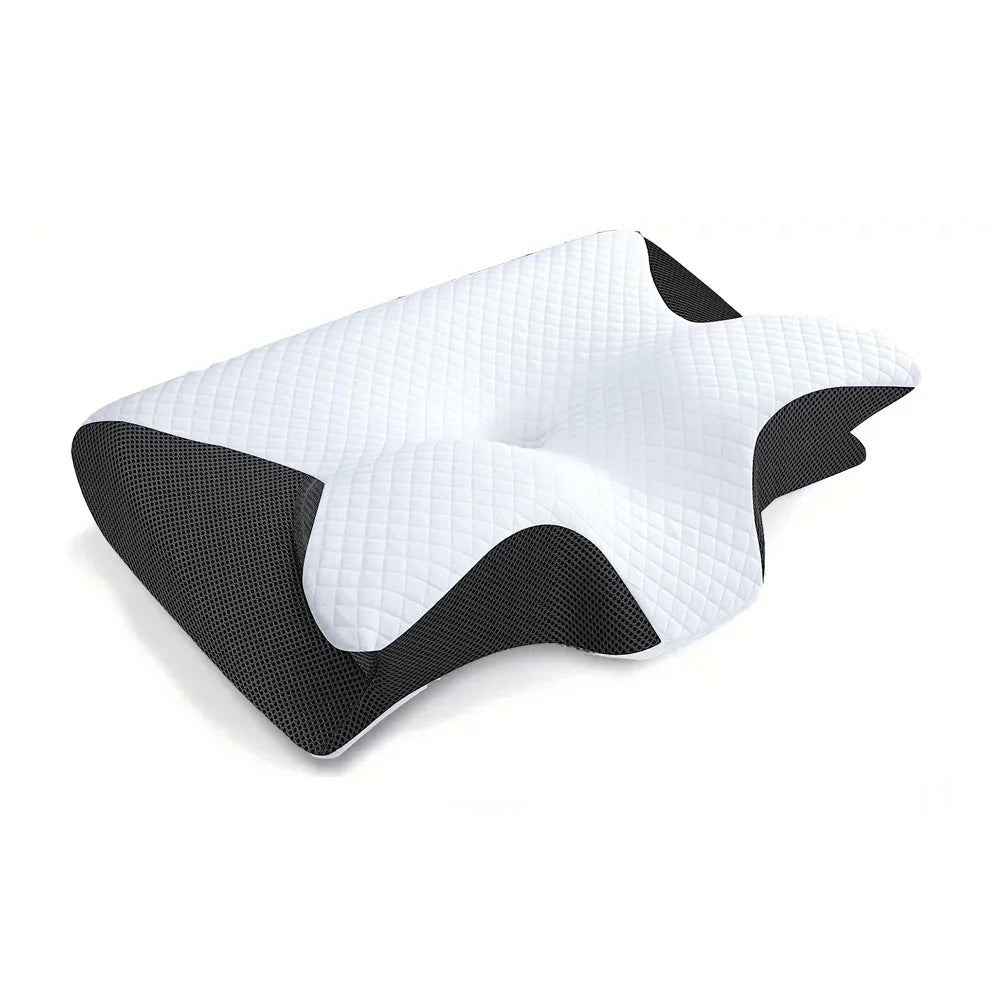 Memory Foam Cervical Pillow – 2-in-1 Ergonomic Neck & Orthopedic Support