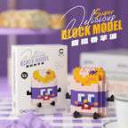 Fun Micro Particle Building Blocks Happy Eat and Play Series Vibrant Avocado Pineapple Children's Educational Assembling Toys