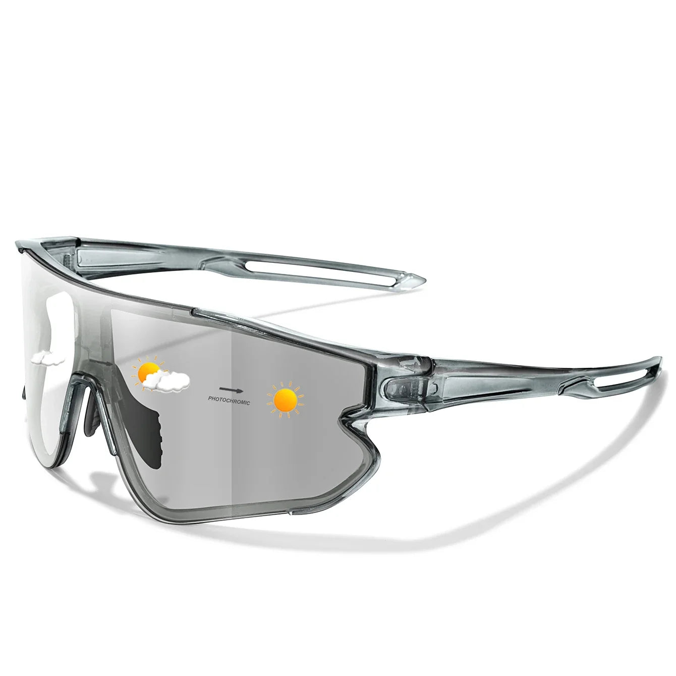 Photochromic UV400 Motorcycle Sports Sunglasses for Men & Women