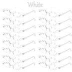 12-120Pcs Fire Flame Sunglasses Rimless Fire Sunglasses Candy Color Party Sunglasses Wedding Funny Sunglasses for Guest