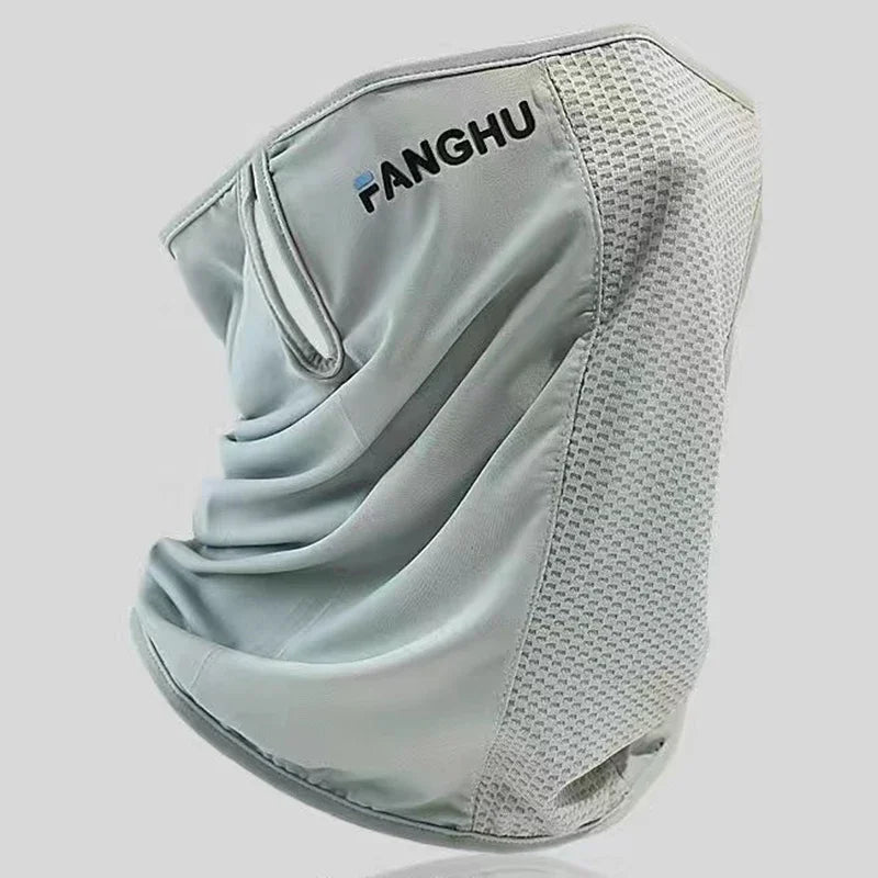 Sun Protection Mask Mesh Breathable Ear Loop Mask Elastic Sunscreen Anti-UV Face Covering Thin Breathable Sports Neck Gaiter