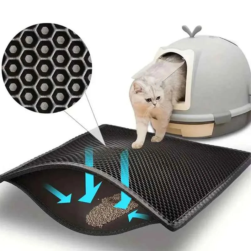 Cat Litter Mat – Waterproof Double Layer For Clean Floors