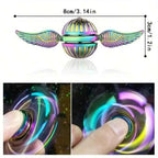 Magic Fidget Spinner with Hypnotic Light Patterns, Stress Relief & Focus Tool for All Ages, Cool Halloween Christmas Gift Idea