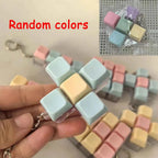 Fidget Decompression 1/4/5/9 Keyboard Key Toy Anti Stress Finger Keyboard Games For Adults Antistress Toys Boys Girls Keychain