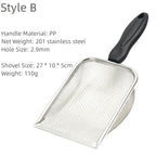 Stainless Steel Cat Litter Scoop with Long Handle | Durable & Easy to Use