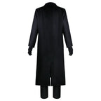 Homchee Trends COS Dazai Cosplay Costume Black Trench Jacket Dazai Outfits Uniform Halloween Kostum For Anime Comic Con