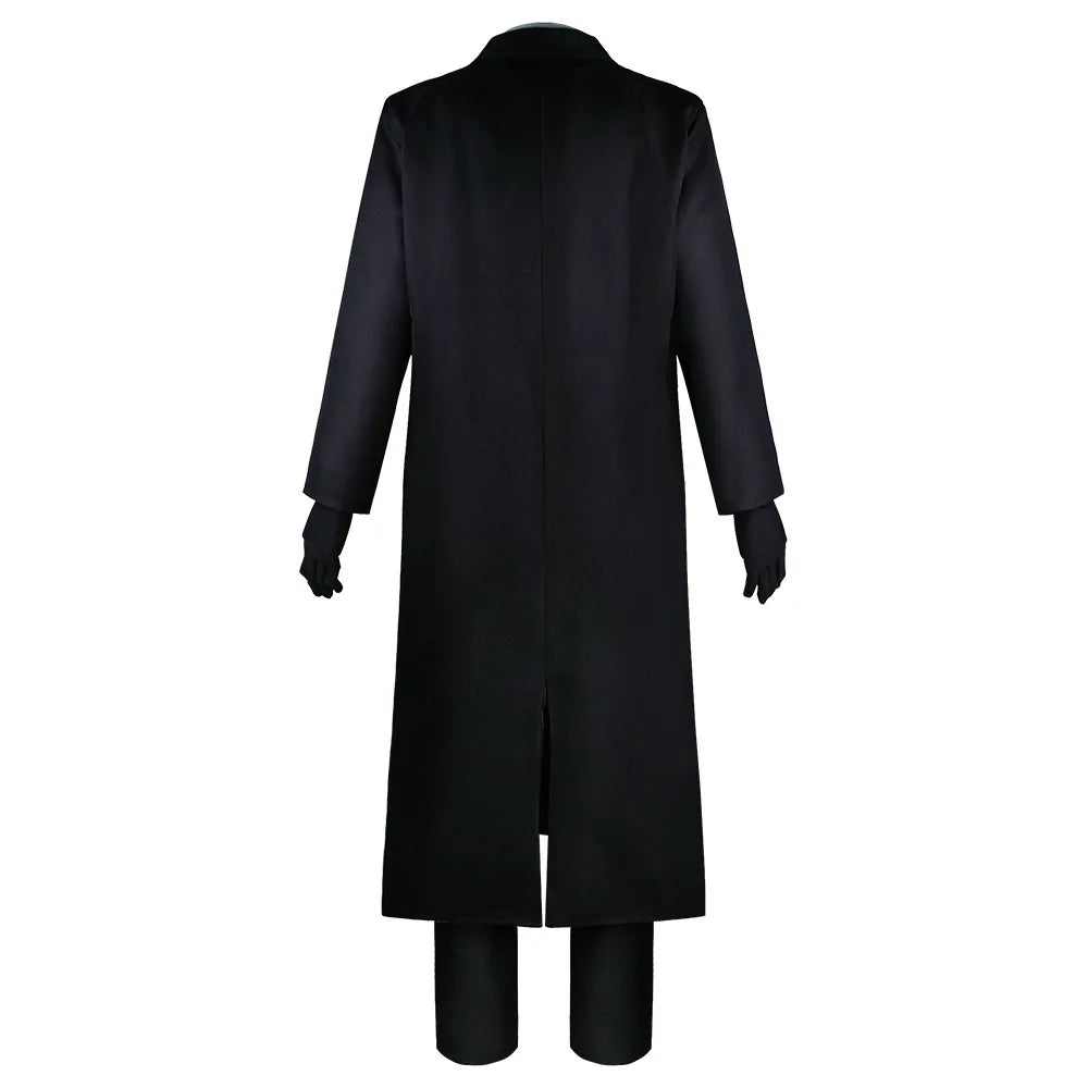 Homchee Trends COS Dazai Cosplay Costume Black Trench Jacket Dazai Outfits Uniform Halloween Kostum For Anime Comic Con