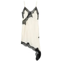 HXAO 2025 Women's Lace Asymmetric Dress Sexy Midi Slip Dress Chic Sleeveless Backless Vestido Luxury Women's Elegant Party Dress