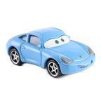 Disney Pixar Cars Piston Cup Racer Lightning McQueen Plated Version Magenta Color Alloy Diecast Model Toy Cars Children's Gift