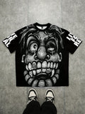 The 2026 summer new men's T-shirt features a casual fashionable comfortable soft and breathable 3D pattern print