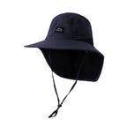 Unisex Summer Wide Brim Waterproof Quick-drying Panama Caps Outdoor Visor Bucket Hats Mesh Breathable Sun Hat with Neck Flap