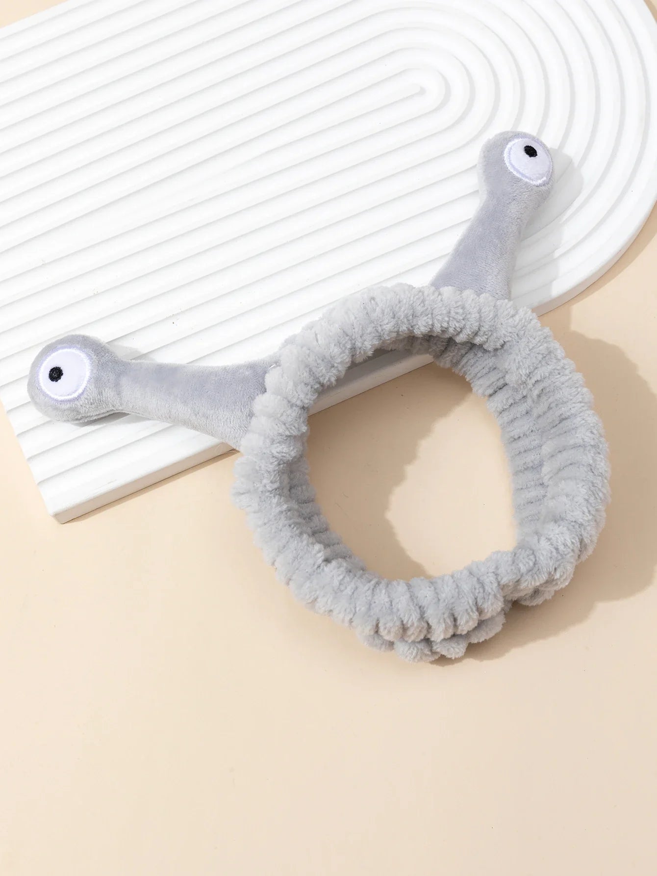 Cute Animal Ears Headbands with Fluffy Ball Soft Coral Fleece Elastic Hair Band For Women Washing Face Makeup Cosmetic