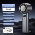 Ice compress high-speed cooling fan handheld fans USB Rechargeable portable mini fan Folding style for Travel,Camping,Outdoor