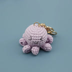 Ocean Series Animal Doll Crochet Keychain Handmaking Knitted Tropical Fish Keyrings Crochet Shark Doll Keychain Custom Accessory