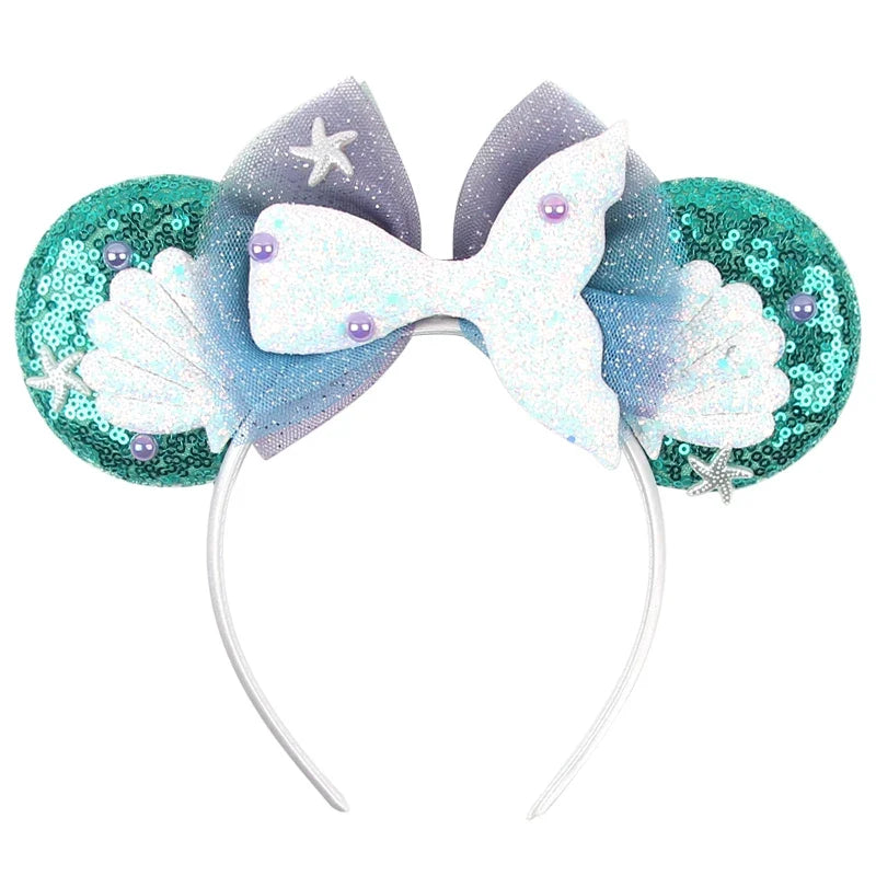 Nieuwste Mickey Mouse Oren Hoofdband Kid Adult Festival Party Pailletten Strik Haarband Vrouwen Baby Girl Party Haar Accessories