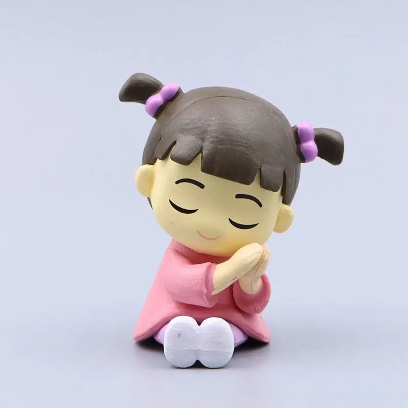 Monsters Inc Mini Figures 4PCS – Cartoon Character Collectible Toy Set