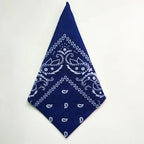 1/4/9pcs Men Women Bandana Hairband Cowboy Mens Biker Sports Headwear Wrist Hairwrap Single Sided Head Wrap Scarf Paisley