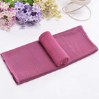Circular Silicone Wrapped Cold Towel Cooling Towel Quick Drying Microfiber Towels Beach Accessories Towel Sport Fitness 2026