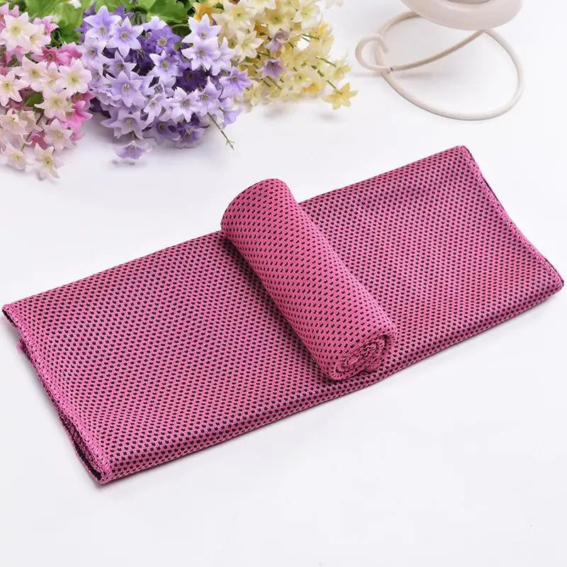 Circular Silicone Wrapped Cold Towel Cooling Towel Quick Drying Microfiber Towels Beach Accessories Towel Sport Fitness 2026