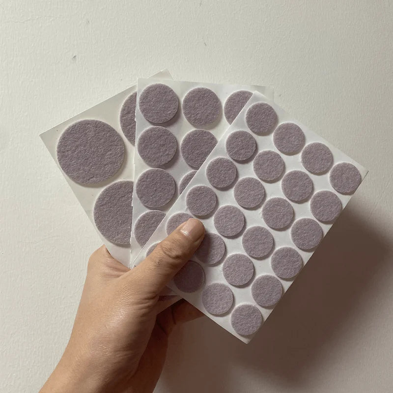 Thickened Self-adhesive Felt Chair Leg Pads Anti Slip Scratch Resistant Noise Resistant Floor Furniture Protection Pads Gaskets
