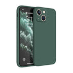 Square Square Liquid Silicone Phone Case for iPhone 14 Plus 11 12 13 14 Pro Max 12 13 mini Luxury Camera Protective Cover