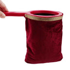 1pc Twisty Velvet Fabric Change Bag Pull Flower Make Things Appear Disappear Close Up Magic Tricks Toys for Children