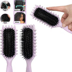 1PC Salon Quality Curling Hair Styling Brush for Men & Women Comb And Shape Curly Hair Reduce Pulling Hairdressing Tool