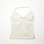 NCLAGEN Longline Strappy Top Sports Yoga Vest Women's Fitness Tank Top Gym Beautiful Open Back Bra Running Workout Halter