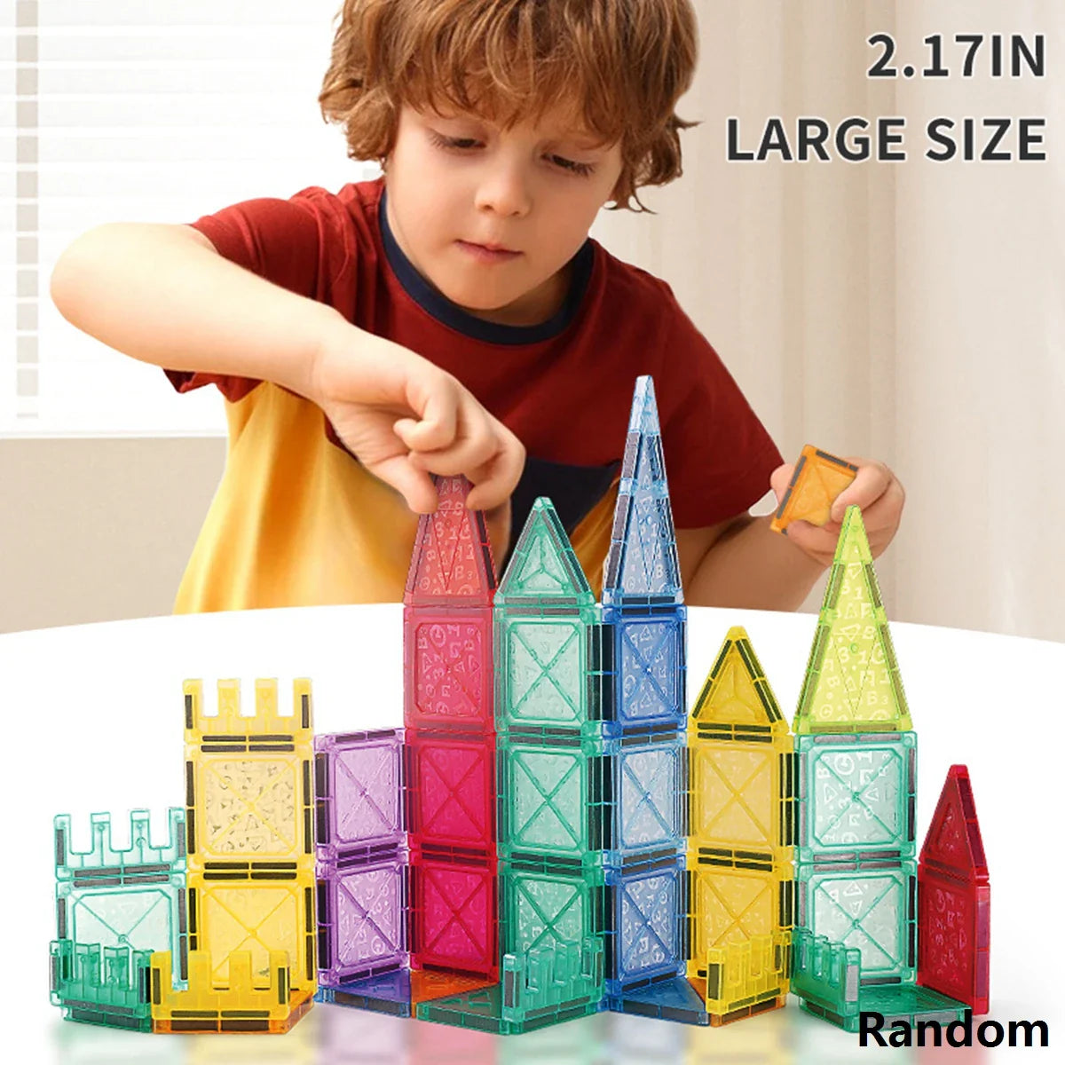 Magnetic Tiles STEM Building Blocks Educational Toy for Kids