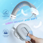 FIFINE USB Gaming Headset with 7.1 Surround Sound/3.5mm Jack/Microphone,Over-Ear Wired Headphone for PC PS4/5 Xbox Ampligame H9W
