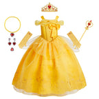 Little Girls Children Sleeveless Pink Dresses Children Summer Clothing Kids Princess Carnival Christmas Luxury Cosplay Dresses