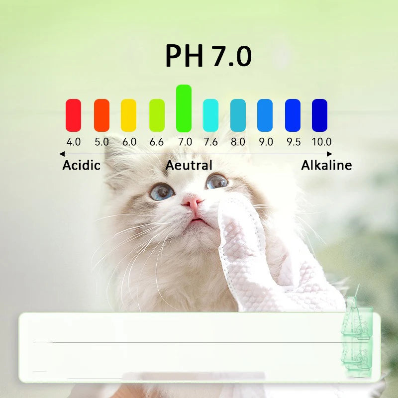 Pet wash free cleaning gloves cat and dog bathing deodorization dry cleaning wet wipes for puppies and kittens 6 pieces - WTN Essentials 