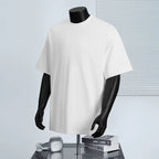 1pcs T Shirt for Men Summer 100% Cotton Short Sleeve Breathable Casual Hip-Hop Y2k tops Running Top Solid Color Man Clothes