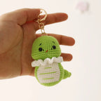 Cute Rabbit Crochet Keychain Handmade Bunny Bag Charm