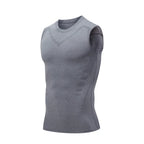 Mans Compression Tank Top Men Gym Shirt Sleeveless Quick Dry Sportswear Male Fitness Bodybuilding Vest Workout Muscle Top
