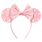 New Trendy Mouse Ears Headband 3.3"Velvet For Girls Soft Bow Hairband Halloween Festival Party Trip DIY Hair Accessories Gifts