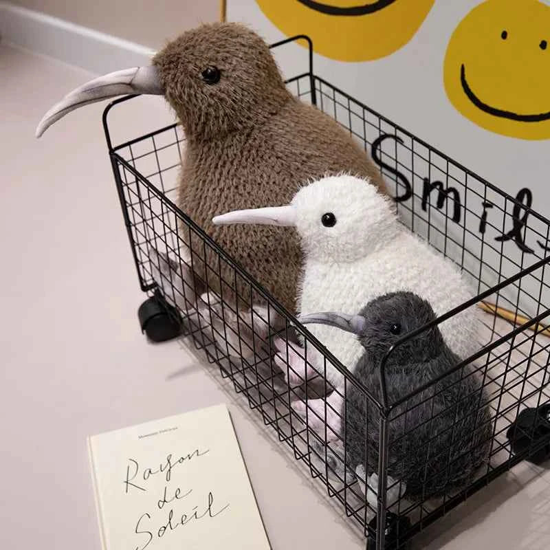 Soft Simulation Kiwi Bird Plush Toys 20-35cm Cute Stuffed birds Animals Soft Doll Kids Toys for Children Birthday Gift