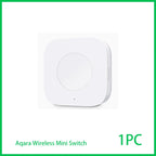 Aqara Wireless Mini Switch Zigbee Sensor Connection Smart Remote One Key Control Button Security Work for Mi Home APP Homekit