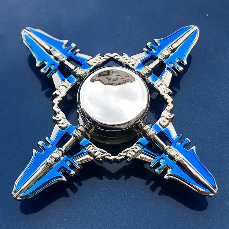 Colorful Zinc Alloy Fidget Spinner Smooth Bearing Hand Gyro Toy