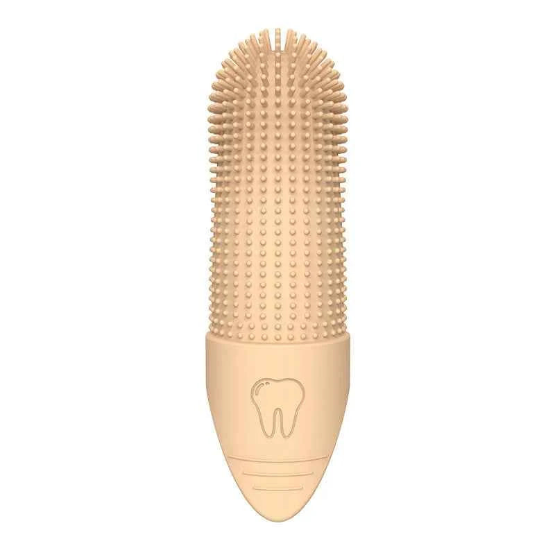 Dog Toothbrush, 360° Cleaning Finger Toothbrush for Dogs, Food Grade Silicone Dog Finger Toothbrush for Dogs & Cats Dental Care