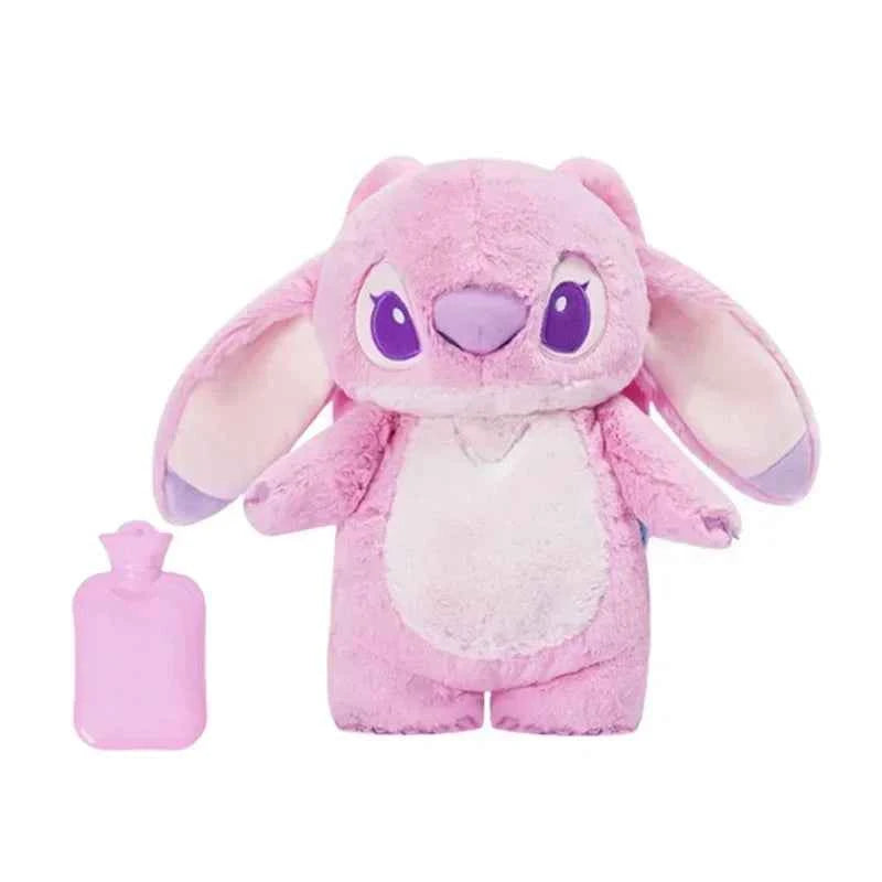 Stitch Disney Anime Winter Extra Large Plush Hot Water Bottle Women's Home Water Filling Hand Warmer Holiday Gift For Girlfriend