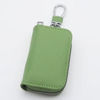 Men Key Holder Housekeeper PU Leather Car Key Wallet Keys Organizer Women Keychain Cover Zipper Key Case Bag Unisex Pouch Purse