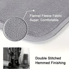 Thickened Special-Shaped Bathroom Mat – Absorbent Non-Slip Flannel Rug