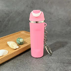 Mini Water Bottle Keychain ， Cute Cup Mini Tumbler Keychain，Applicable To Holder Keyring for Lip Balm, Backpack
